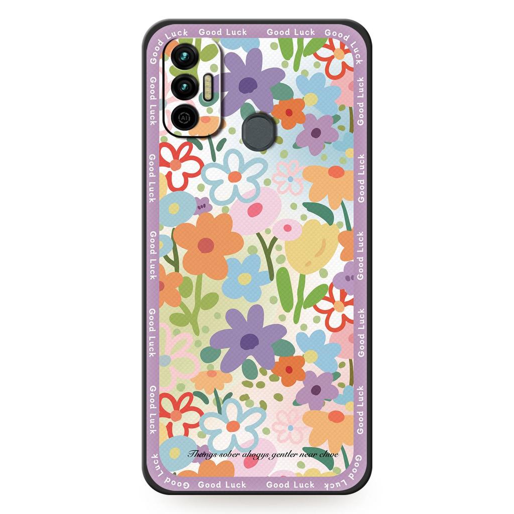 Anti-dust Shockproof Phone Case For Tecno Spark 7/Spark7T Silicone Protective Durable Cartoon Soft case Phone Pouch TPU