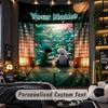 Personalized Wall Tapestry,Hunter × Hunter Custom Printed Name, Fabric Wall Art For Indoor Room Backdrop