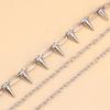 Long Metal Waist Chain Gothicism Waist Belt Punk Hook Trousers Pant Waist Link for Fashion Enthusiasts