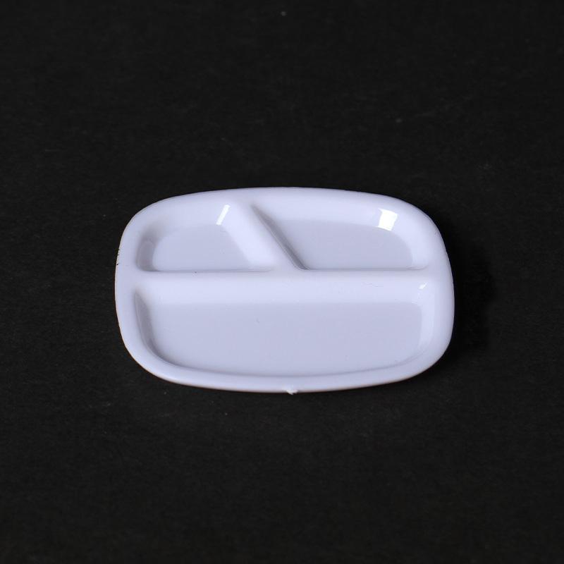 5Pcs 1/12 Dollhouse Miniature Plate Dessert Lace Dish Tableware Mini Doll Kitchen Decor Accessories Toy Model Play House Toys