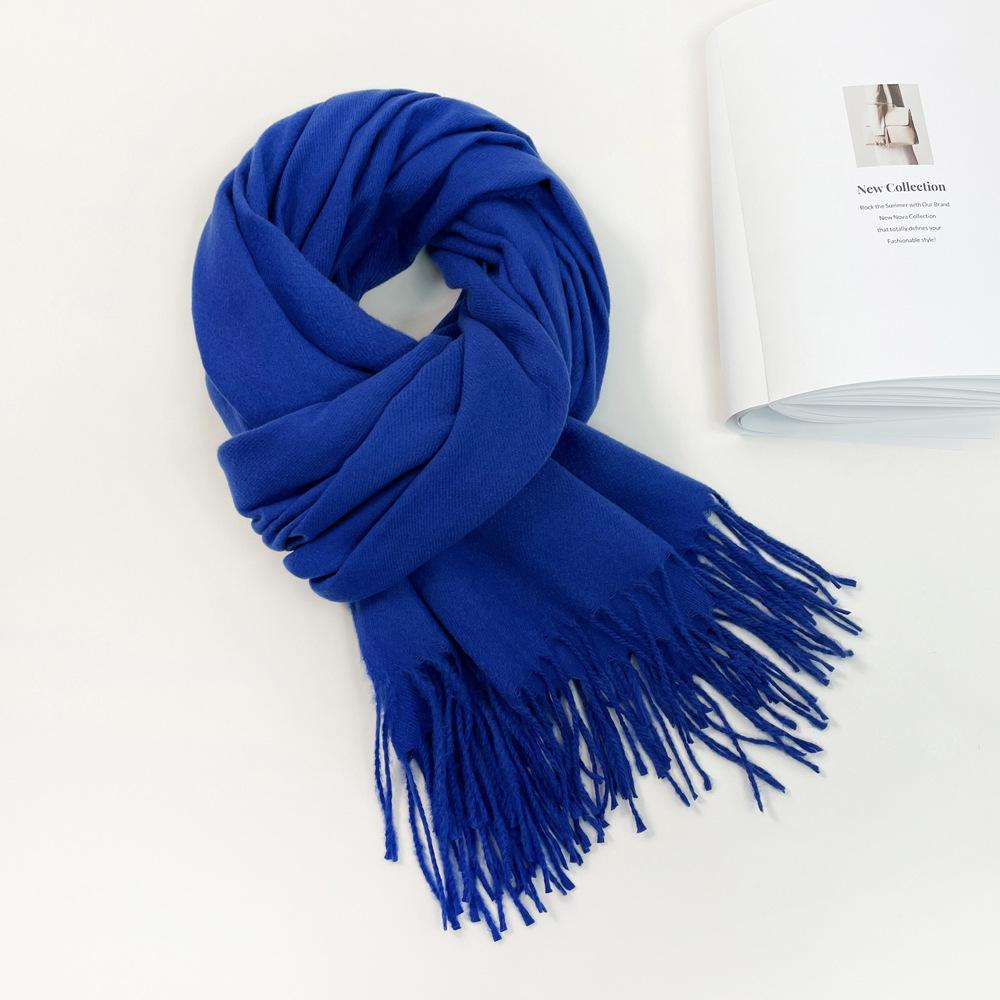 Čtyři roční období k dispozici Nový dámský všestranný kabát na vlasy Imitace kašmírové šály Teplá střední šála šál