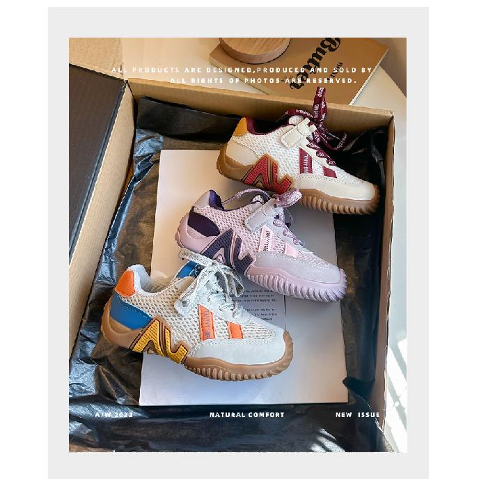 Stylish running sneakers for boys2026Spring and summer casual shoes for young children, girls' fashionable running shoes