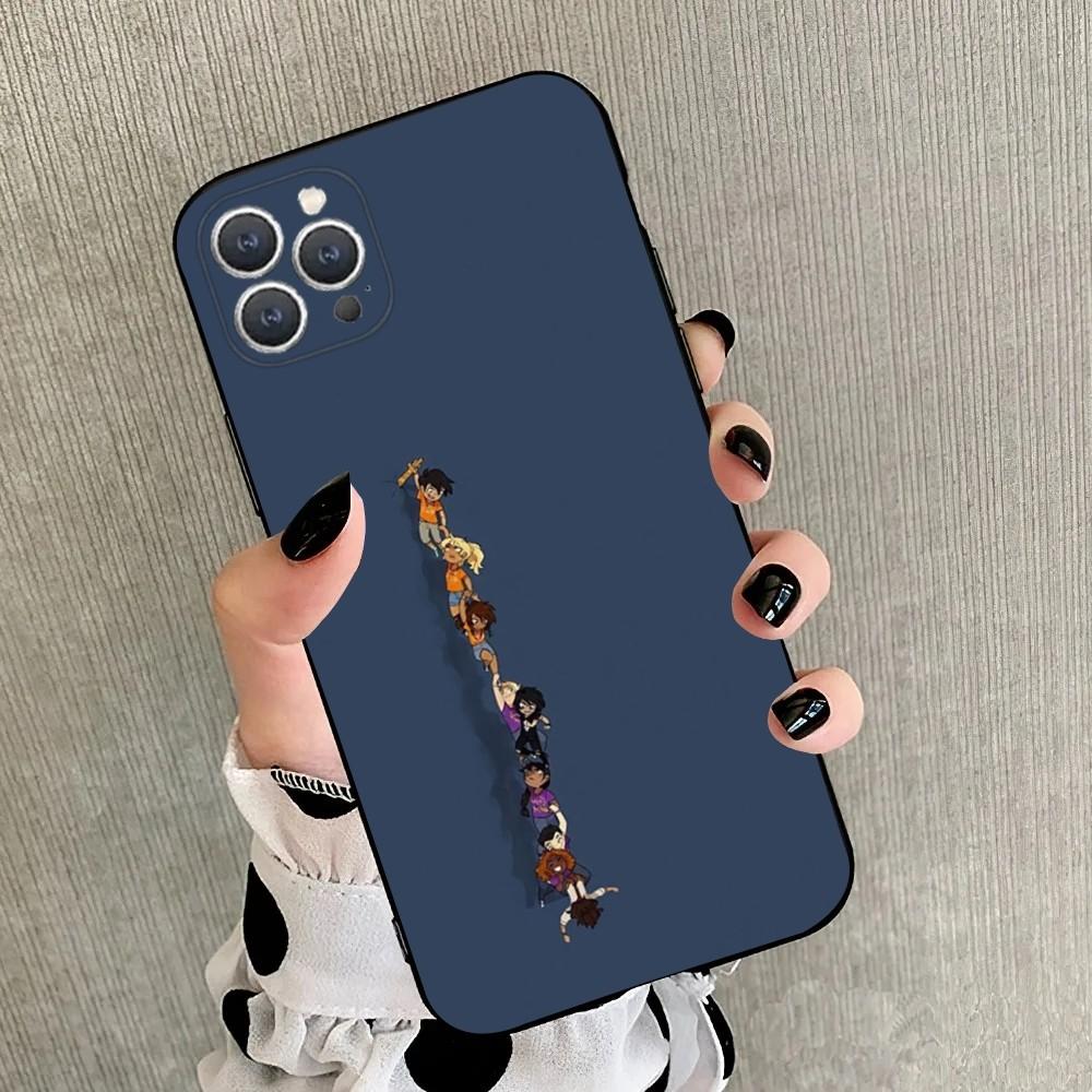 

P-Percy Jackson Phone Case For iPhone 15,14,13,12,11,Plus,Pro Max,XS,X,XR,SE,Mini,8,7 Soft Silicone Black Cover iPhone8