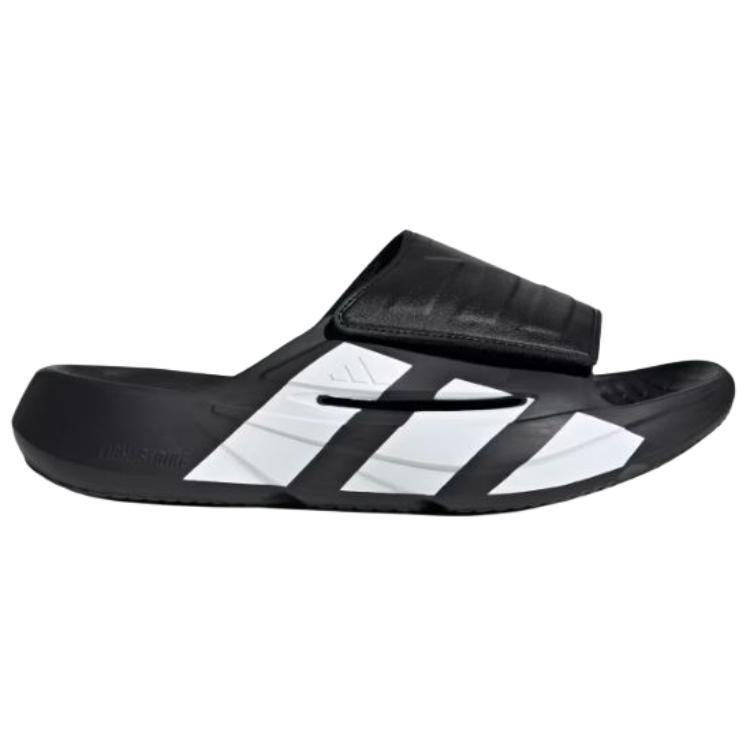 adidas Lightblaze Slides Asia Sizing 'Black White' Men's JR1253