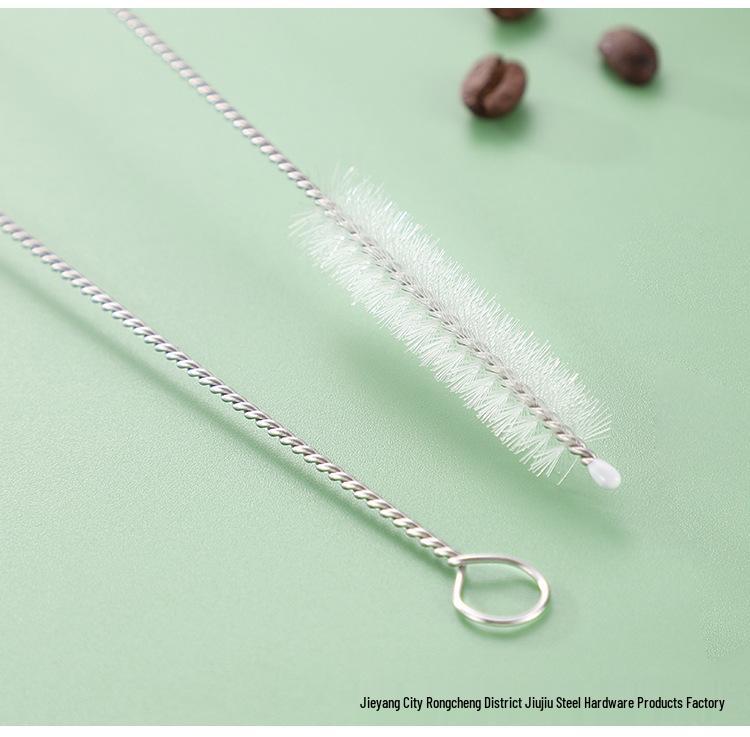 304 Stainless Steel Baby Bottle & Straw Cleaning Brush Set