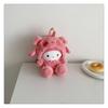 Melody Cinnamoroll Kuromi Pochacco Plush Cartoon Backpack For Girls With Soft Material And Breathable Design