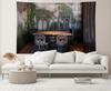 Luxury Vintage Rustic Grunge Wall Tapestry Polyester Mural Wallpaper Art Print Industrial Chic Loft Ivy Greenery Decor Backgroun
