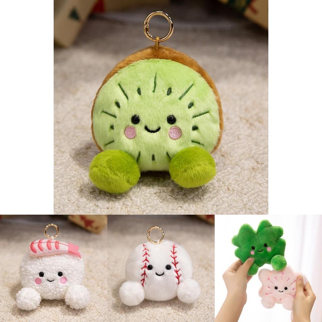 Portachiavi Frutta Peluche Con Imbottitura Morbida In Cotone Pp Per Decorazione Borsa E Uso Collezionistico