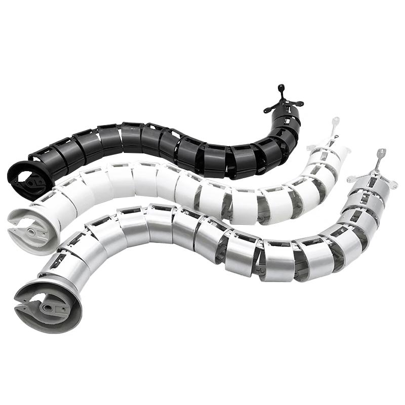 Haisidike HKHE-015 Desk Cable Management Snake Tube One Size