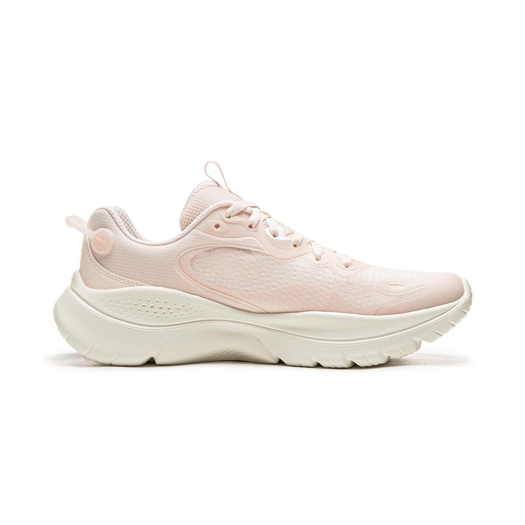 Lining Lingyue Thick Sole Height Increasing Soft Rebound Running Shoes Women Sneaker Light-Rose-Pink ARSW108-5