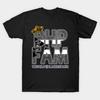 Men Black Print T-shirt Super Large TShirt Official-bhp-fam No-Cut Transfer Paper Print Cotton Tshirt