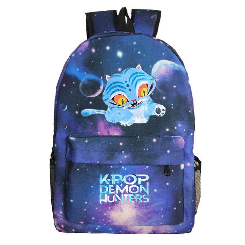 Witch Hunters Peripheral Cartoon Printing Korean Edition School Bag Primary and Secondary School Students Large Capacity Casual Simple Backpack