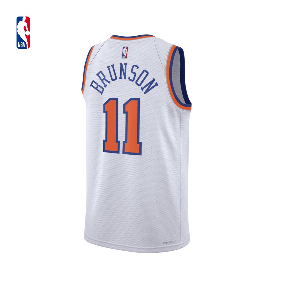 Nike New York Knicks Jalen Brunson 11 Fan Edition Quick-Dry Sports Basketball Jersey Unisex Jerseys DN2178-100-JB