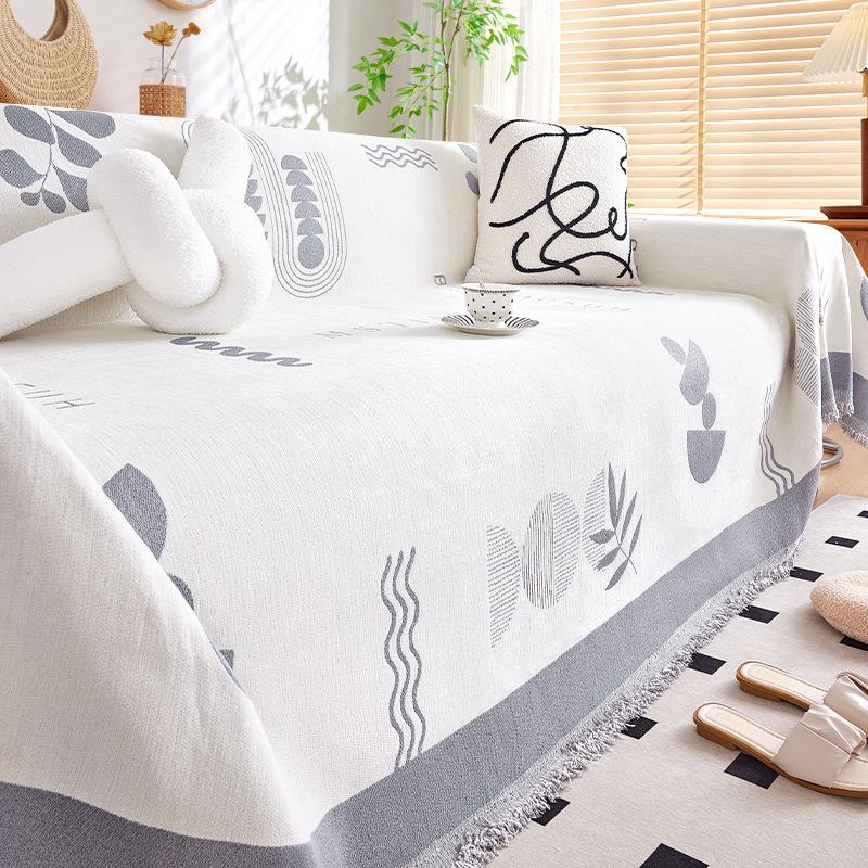 Chenille Sofa Towel Four Seasons Universal All-Inclusive Sofa Cover Dust Cover One-Piece Sofa Large Cover Cloth Cushion
