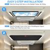 RV Fan Sunroof -Mosquito Net Sunscreen Heat Insulation Sunshade Roof Magnetic Suction Screen Sun Shade Ventilation