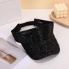 Casual Rhinestone Women Hats Empty Top Adjustable Baseball Cap Beach Cap Summer Spring