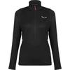 Salewa Флисовая кофта с полумолнией Puez Pullover