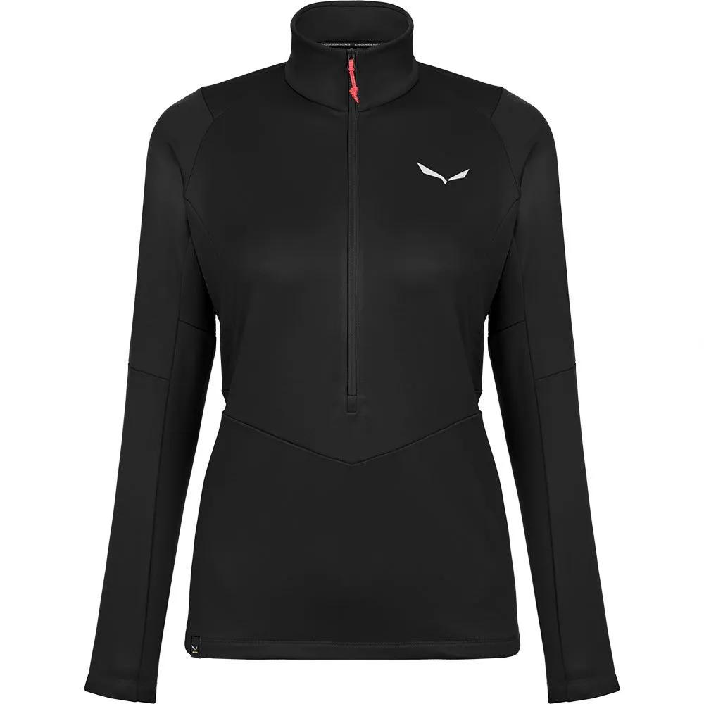 Salewa Флисовая кофта с полумолнией Puez Pullover