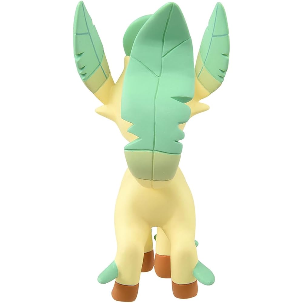 Pokmon Moncolle Leafeon Figure Collectible Toy with Detailed Design and Realistic Features