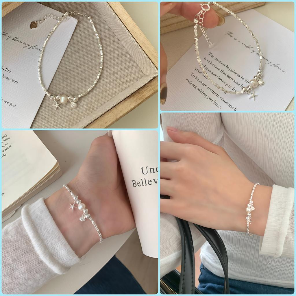 Mini Starfish Small Shell Pendant DIY Beaded Accessories Crystal Pearl Bracelet Bracelet Small Pendant