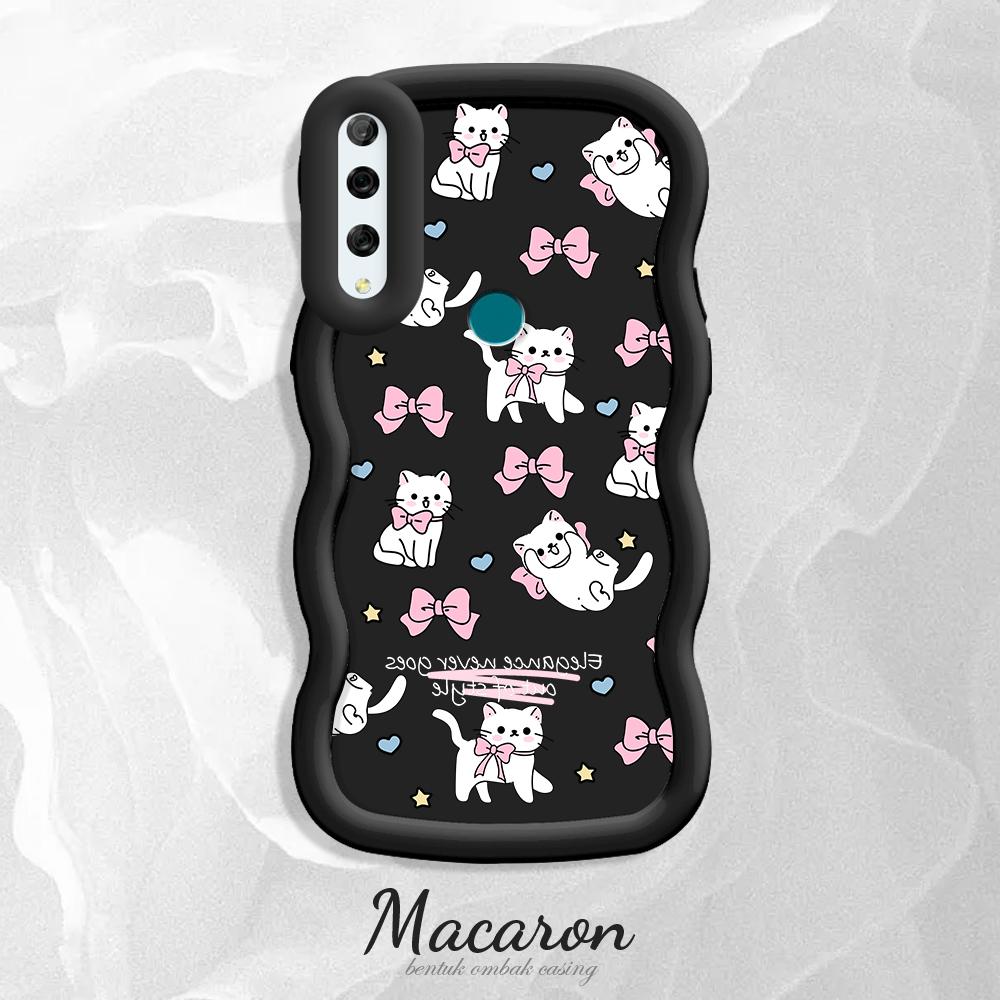 

Окрашенный узор Big Wave Edge Мягкий силиконовый материал Macaron чехол для телефона противоударный защитный резиновый чехол для iPhone Huawei Honor Infinix Tecno Infinix Smart 7 HD чёрный