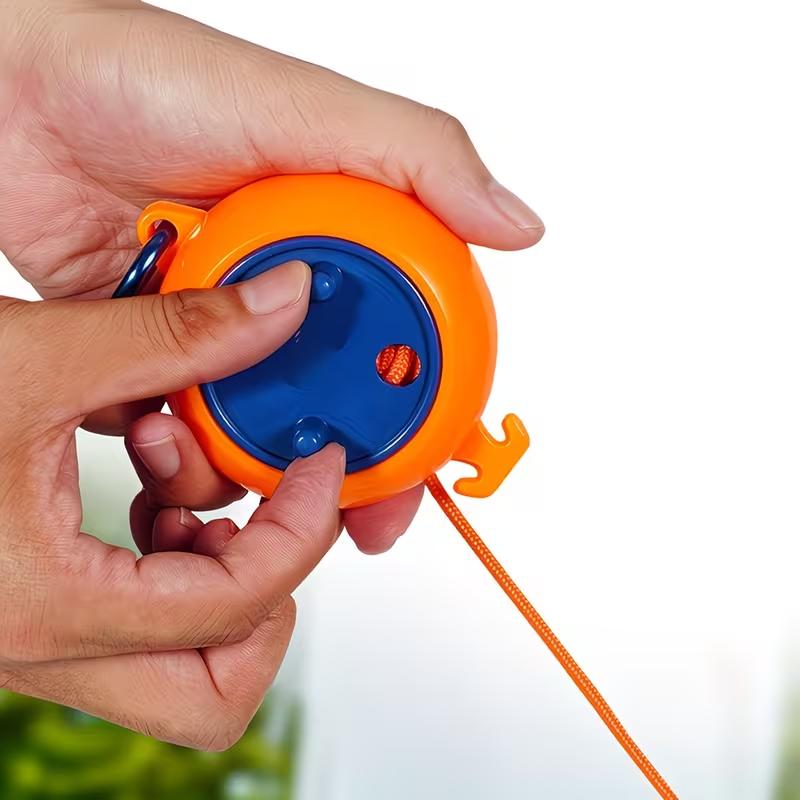 Portable Travel Clothesline Adjustable Laundry Rope Windproof Non Slip Clothes Drying Line for Camping Outdoor Indoor Use