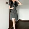 Small French Casual Early Autumn Dress Women's Summer New Short Skirt Light Luxury