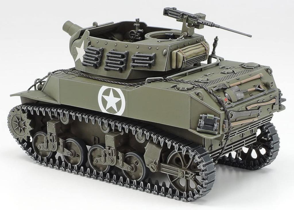 Tamiya Military Miniature Series 104 US Army M8 Howitzer Plastic Model Kit 32604 1/48 No. Self-Propelled (Molded Color)