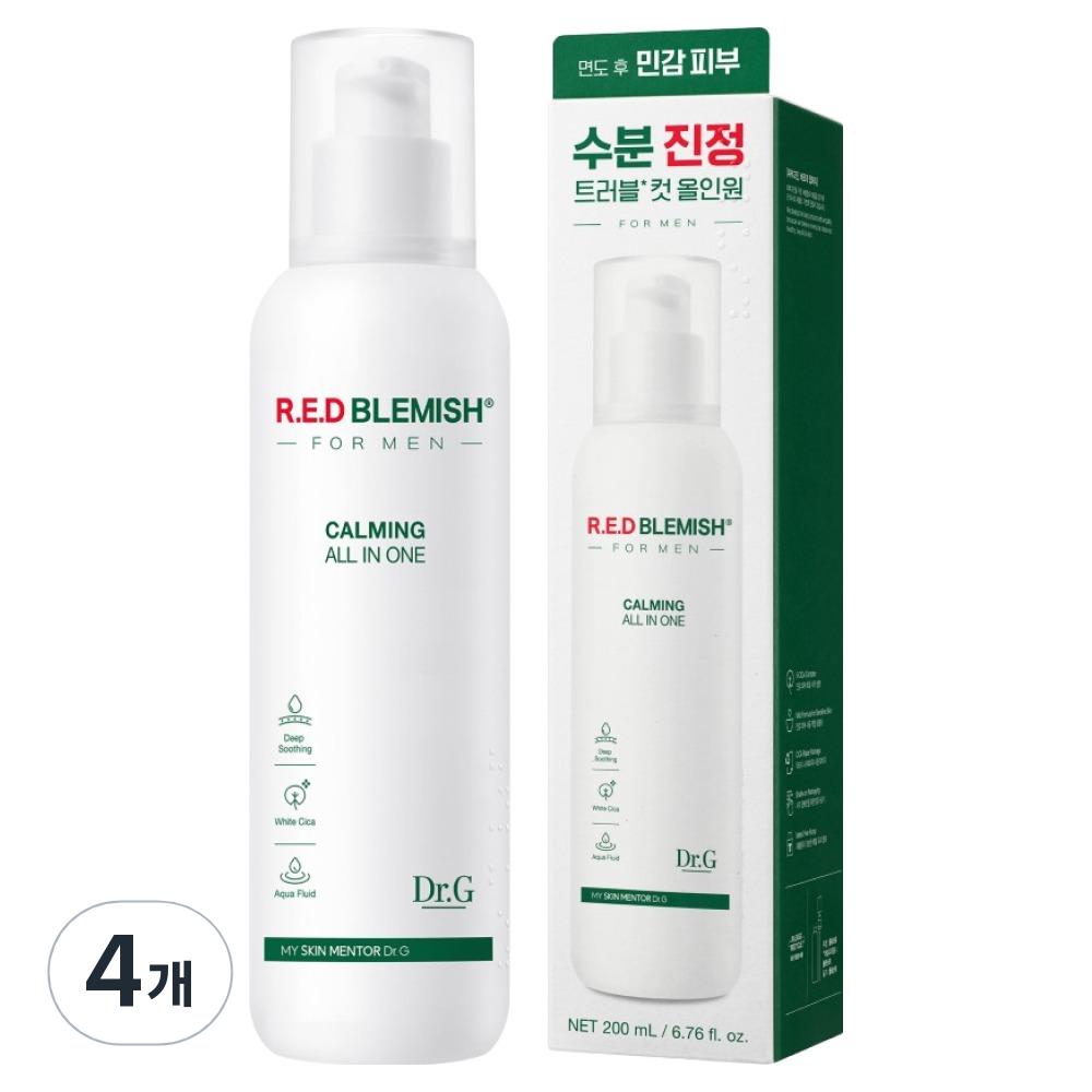 Dr.G Red Blemish For Men Soothing All-in-One 200ml 4 Pcs