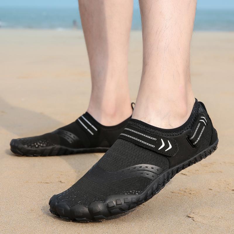 Männer/Frauen Outdoor Fünf-Finger-Schwimmschuhe Watschuhe Gummi Weiche Unterseite Wassersport Strandschuhe