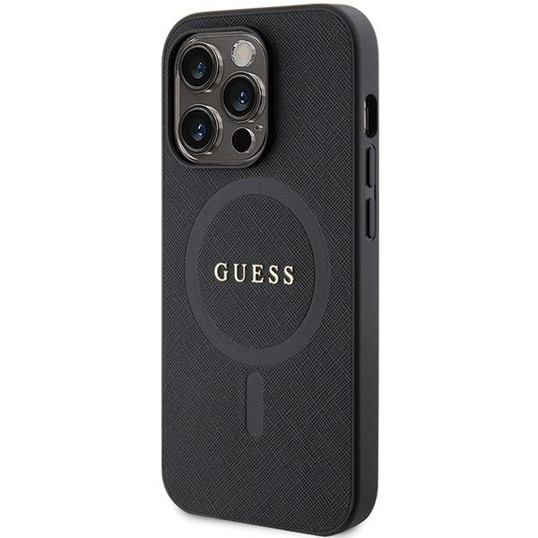 Guess Guhmp14Xpsahmck Iphone 14 Pro Max 6.7 Czarny/Black Hardcase Saffiano Magsafe