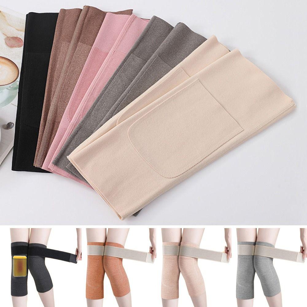 Thickened Warm Knee Sleeve Velvet Knee Support Extended Leg Sleeves  Unisex