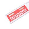 1pcs Multifunction Student Ruler Gift Calculators Cute Colorful Mini Portable Solar Energy Counters
