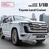 1/18 Scale Toyota Land Cruiser LC300 SUV Alloy Car Diecast Model Sound Light Toy Home Decoration Ornaments Collection Gift Kid Toy