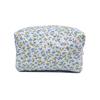 Floral Cotton Makeup Bag With Embroidery For Daily Use And Travel Storage