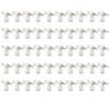 50Pcs Air Flow Control Valve Pneumatic White Adjustment Durable Quick Connector SL8‑01