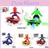 Hero Red Electric Spiderman Skateboard Toy For Kids With Colorful Lights And Music