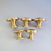 Brass Gold Flower Shape Cabinet Knob Pulls Polished Solid Brass Ball Kitchen Drawer Knob Handle