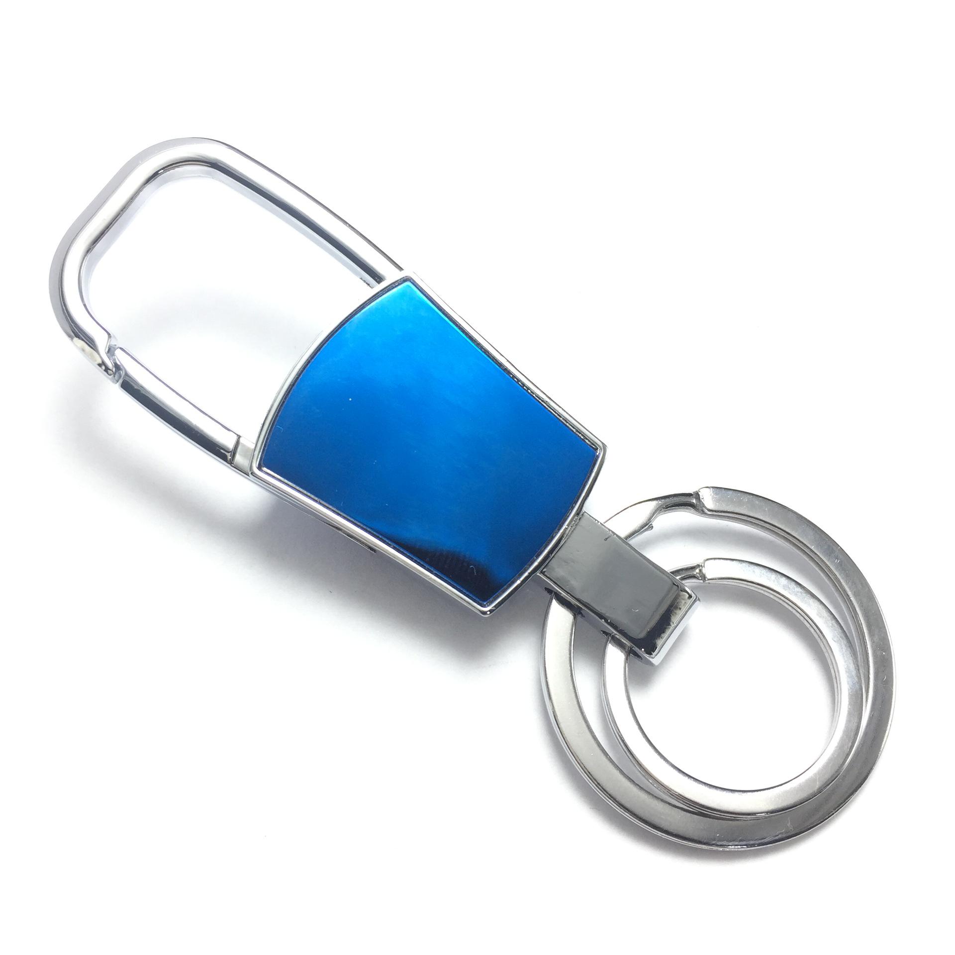 Custom Metal Keychain with Personalized Laser Engraving and Anti-Lost Features