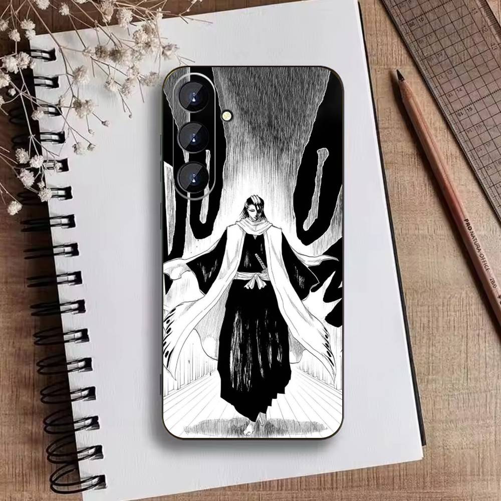 B-Bleach Anime K-Kuchiki Phone Case For Samsung Galaxy A73,A21s,A22,A31,A52,A53,A71,A41Soft Black Shell