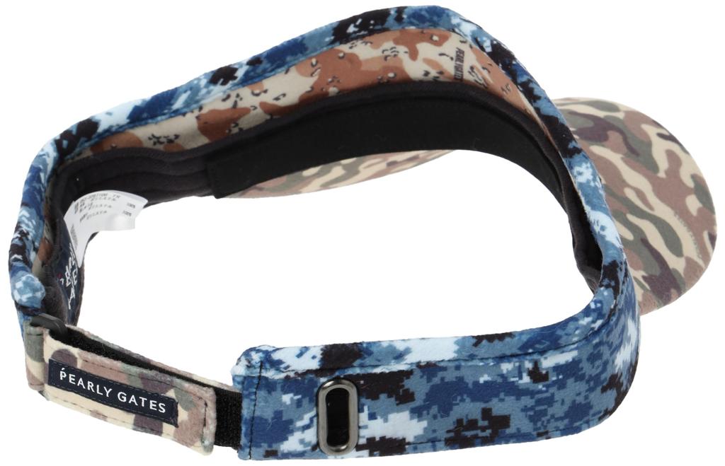 [PEARLY GATES] Unisex visor with earmuffs, multi-camo pattern VISOR UNISEX  053-3287108 181Multicolor FR