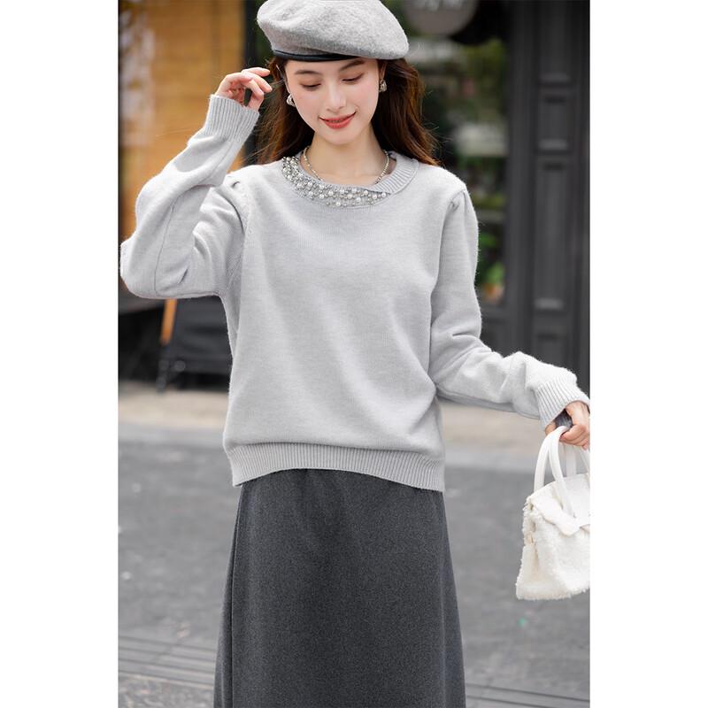 

Mokana Beaded Knit Sweater One Size