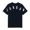 Jordan American Retro Letter Airman Logo Print Round Neck Casual Short Sleeve T-Shirt Men Tops Black DM1463-010