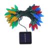 Solar Dekorative Lichter Erdbeerform Wasserdicht Kunststoff Batteriebox Betrieben Garten Lichterkette