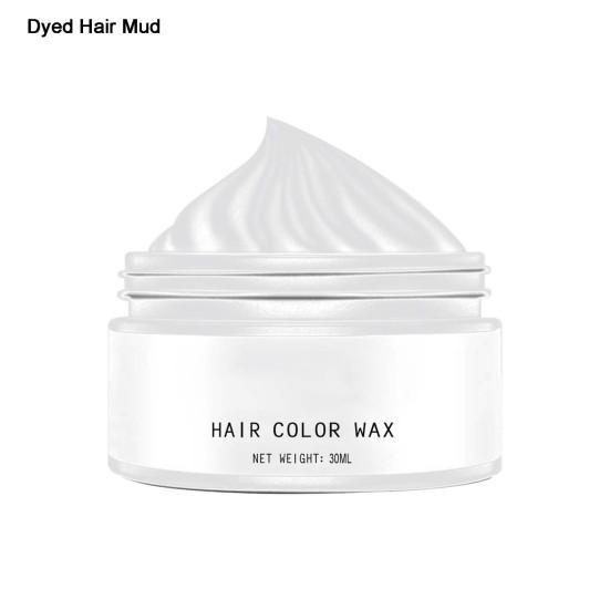 30ml Hair Color Wax Disposable Fast Molding Multiple Colors Natural Hair Styling Wax for Adult