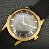 HAND-WINDING VINTAGE MONTINE SWISS MENS REFURBISHED BLACK DIAL WATCH a441068-1