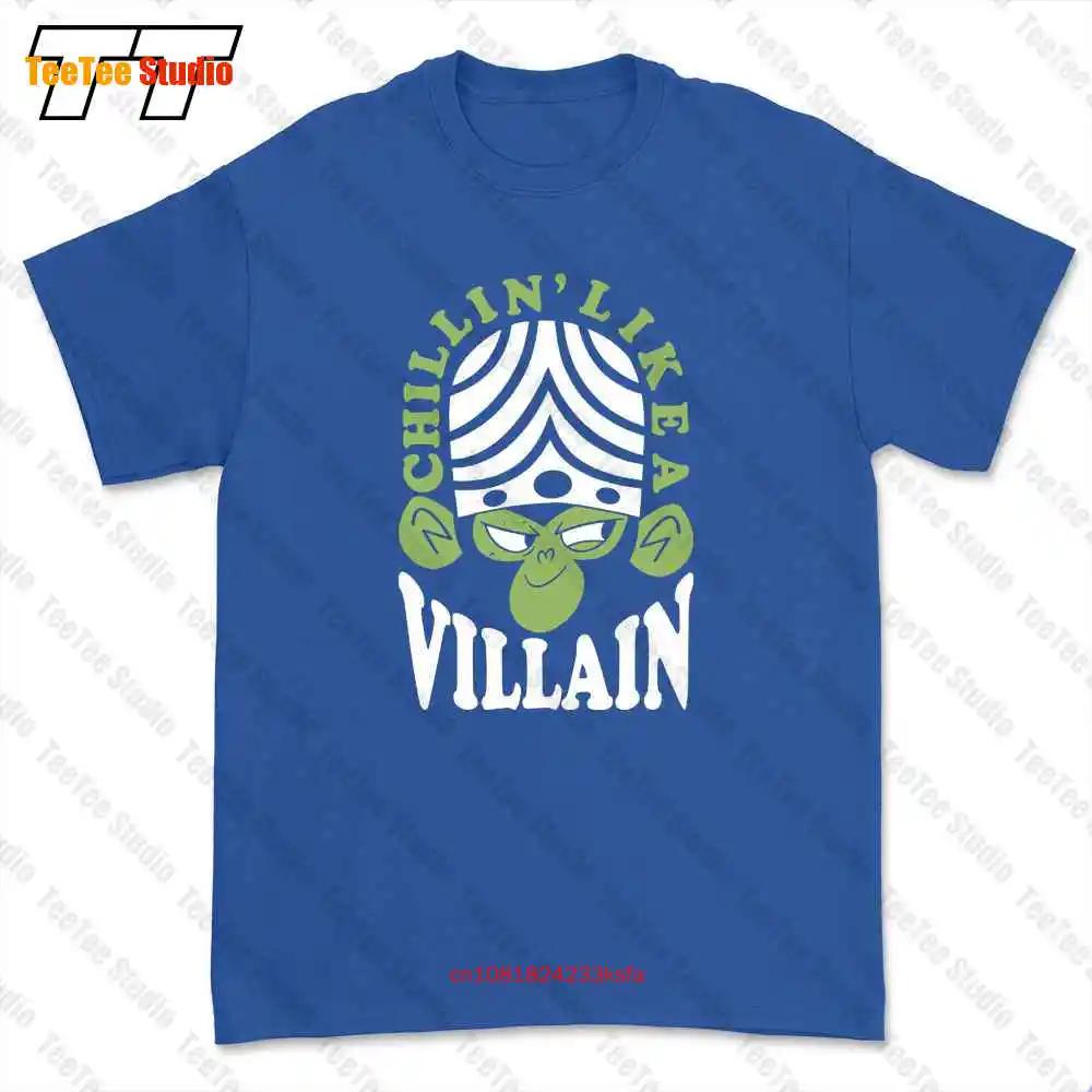 Mojo Jojo Chillin Like A Villain The Power Puff Girls Cartoons Tshirt Tee GLZ1