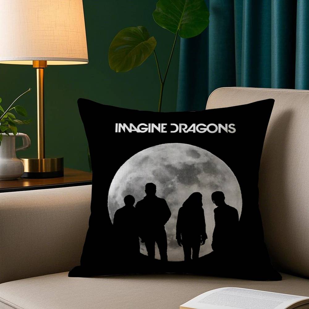 I-Imagine D-Dragons Poszewka Krótki Plusz Nadruk Poszewka na Poduszkę Kwadratowe Poszewki na Poduszki Dekoracja Domu na Sofę