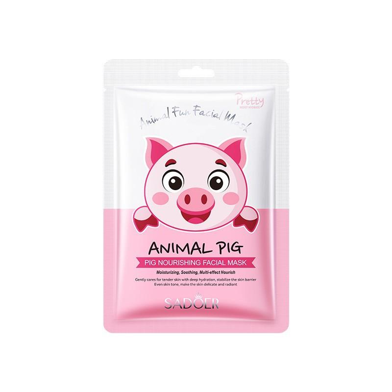3PCS Animal Pattern Mask 25ml Hydrating Moisturizing Moisturizing Skin Mask Skin Care Products