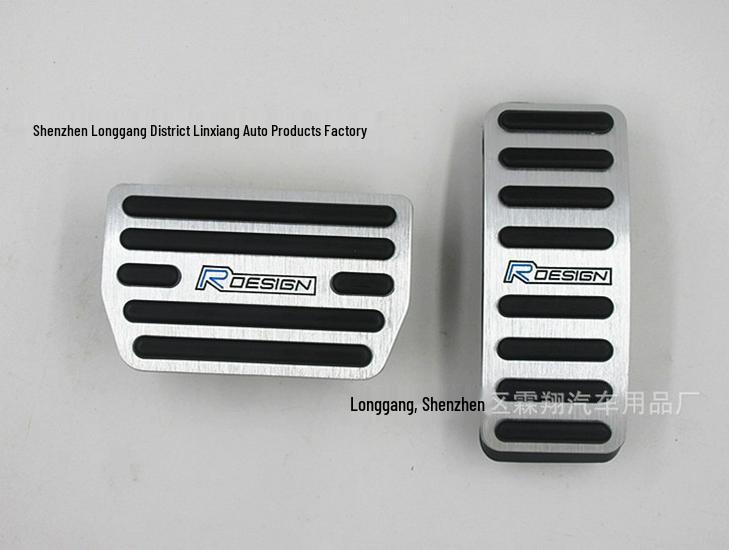 Vhodné pro XC40 Nerezové protiskluzové pedály akcelerátoru a brzdy